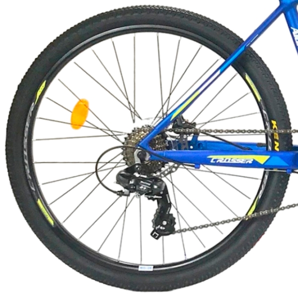 Bicicletă Crosser MT-036 29" 17" Blue Green Aluminiu / Pentru adulți photo 2