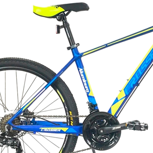 Bicicletă Crosser MT-036 29" 17" Blue Green Aluminiu / Pentru adulți photo 3