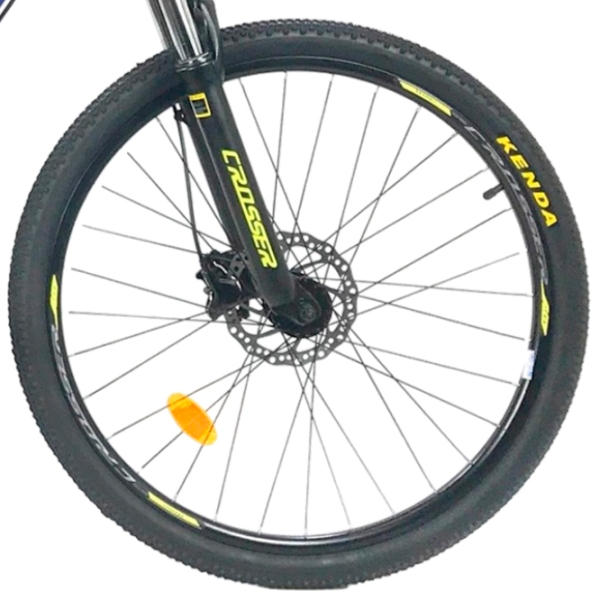 Bicicletă Crosser MT-036 29" 17" Blue Green Aluminiu / Pentru adulți photo 5