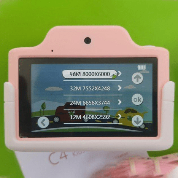 Cameră foto Orey Child Camera C4 Pink Pentru copii, 3+ photo 5
