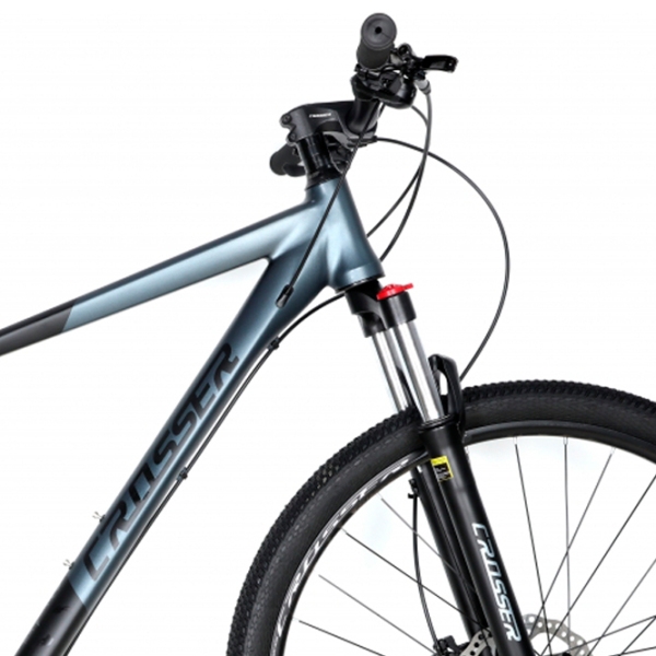 Bicicletă Crosser MT-042 29" 19" Black Gray Aluminiu / Pentru adulți photo 4