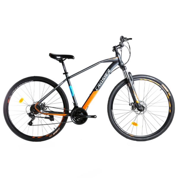 Bicicletă Crosser Gemini 29" 19" Black Orange Oțel / Pentru adulți photo 1