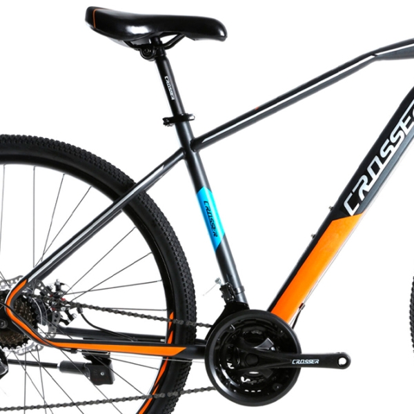 Bicicletă Crosser Gemini 29" 19" Black Orange Oțel / Pentru adulți photo 3