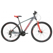 Bicicletă Crosser 075 29" 17" Black Red Aluminiu / Pentru adulți