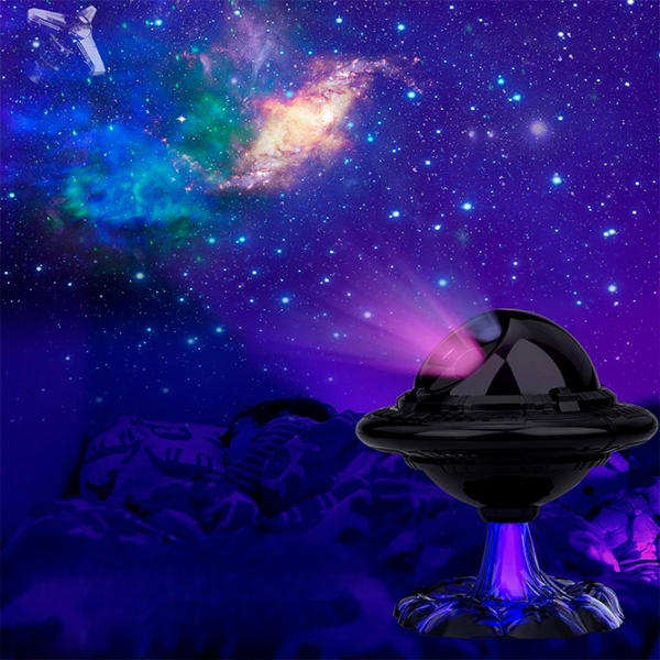 Проектор звезд Starry Sky Star UFO Galaxy Черный универсальный, photo 9