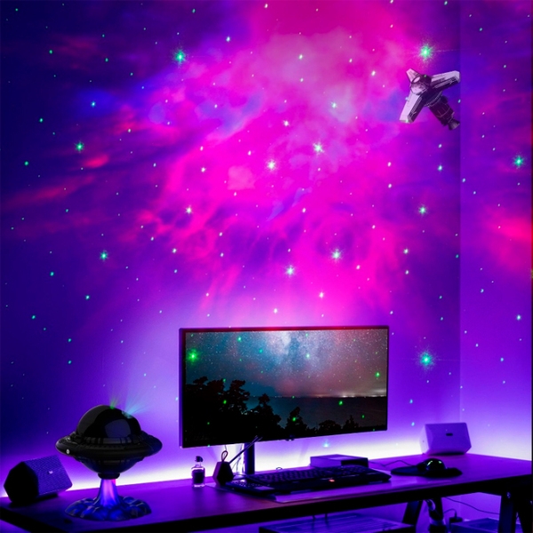 Проектор звезд Starry Sky Star UFO Galaxy Черный универсальный, photo 11