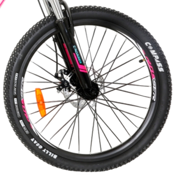 Bicicletă Crosser Sweet 26" 13" White Pink Aluminiu / Pentru adulți photo 4