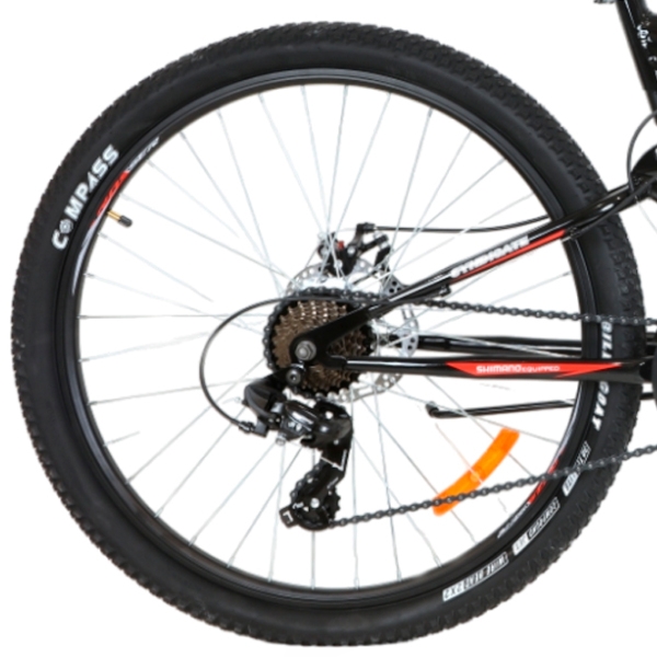Bicicletă Crosser Dream Folding 26" 17" Black Red Aluminiu / Pentru adulți photo 2