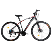 Bicicletă Azimut Nevada 26" Black Red Oțel / Pentru adulți