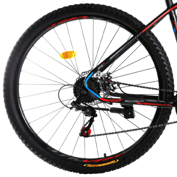Bicicletă Azimut Nevada 26" Black Red Oțel / Pentru adulți photo 2