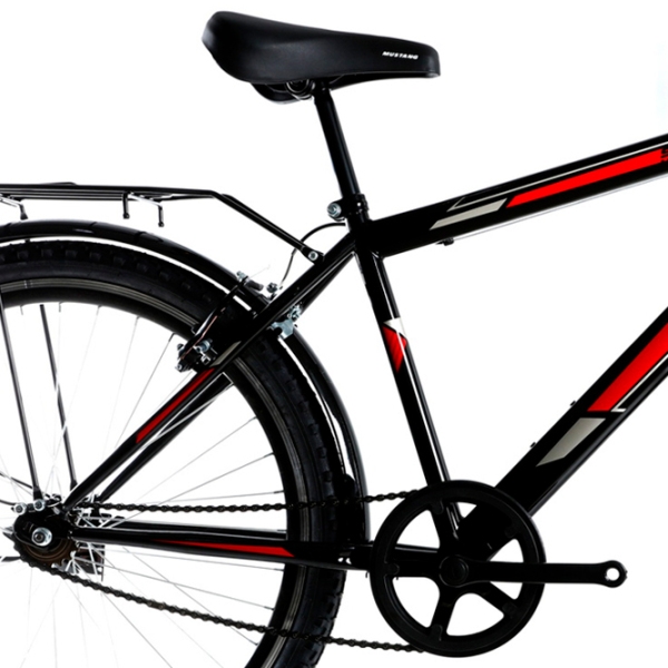 Bicicletă Mustang Sport 26" 16" Gray Red Aluminiu / Pentru adulți photo 3