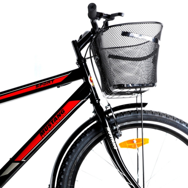 Bicicletă Mustang Sport 26" 16" Gray Red Aluminiu / Pentru adulți photo 4