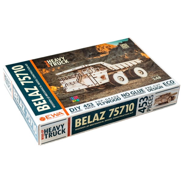 Пазл 3D Ewa Toys Belaz 75710 (4815123000563) Количество деталей: 453, Рекомендуемый возраст: 14+ photo 8