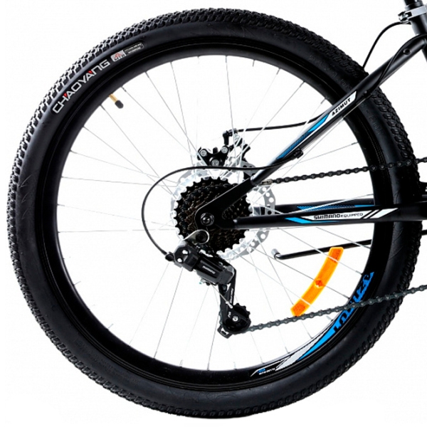 Bicicletă Azimut Stormer Forest 26" 16" Black Blue Oțel / Pentru adulți photo 2