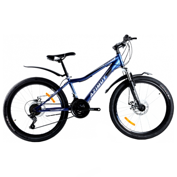 Bicicletă Azimut Stormer Forest 26" 16" Blue Dark Oțel / Pentru adulți photo 1