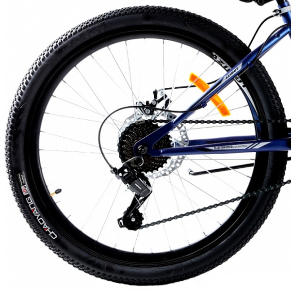 Bicicletă Azimut Stormer Forest 26" 16" Blue Dark Oțel / Pentru adulți photo 2