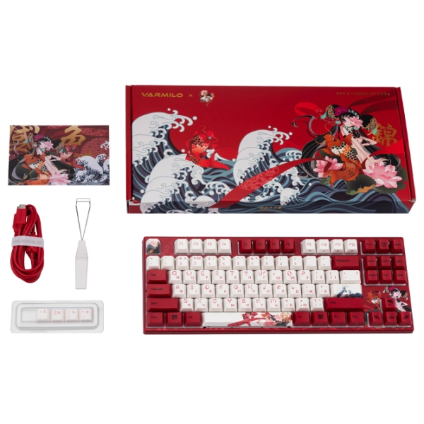 Клавиатура Varmilo KOI Красный Игровой, Беспроводные photo 4