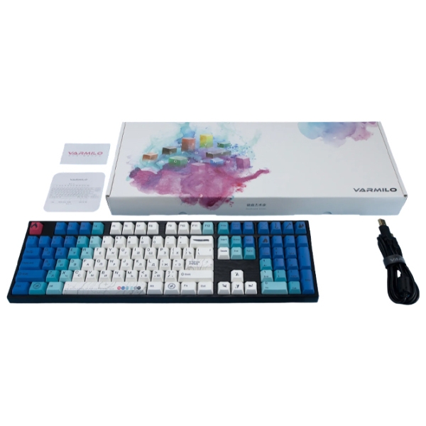 Tastatură Varmilo Summit R2 Black Gaming, Cu fir photo 5