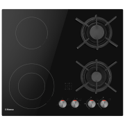 Plită încorporabilă combinată Hansa BHMS61414030 Black