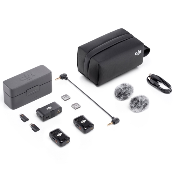 Микрофон DJI Mic 2 (2 TX + 1 RX + Charging Case) Черный  photo 7