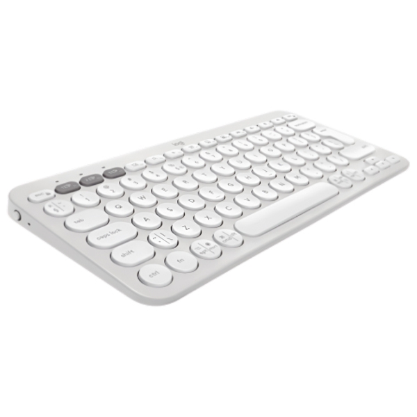 Tastatură Logitech Pebble Keys 2 K380S White Home and Office, Fără fir photo 3