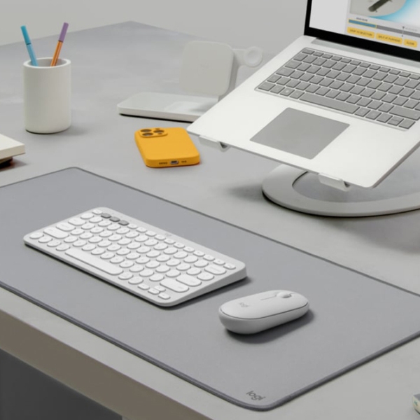Tastatură Logitech Pebble Keys 2 K380S White Home and Office, Fără fir photo 6