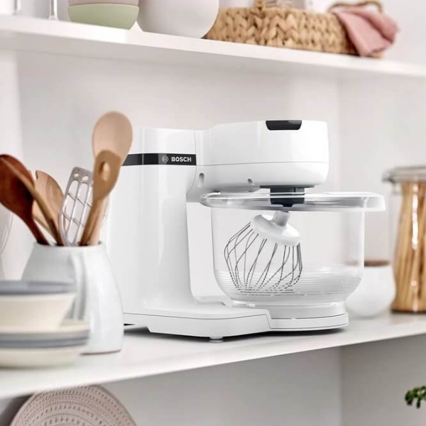 Mașină de bucătărie Bosch MUMS2TW30 White 700 W, Mecanic, Numărul de viteze: 4 photo 5