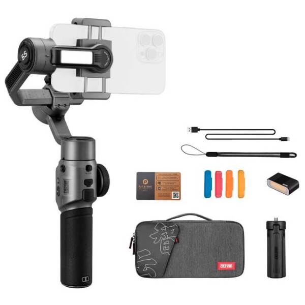 Stabilizator Zhiyun SMOOTH 5S COMBO Black Bluetooth / Black photo 5