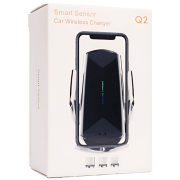 Держатель телефона Pigeon Smart Sensor Car Wireless Charge Q2 Черный 