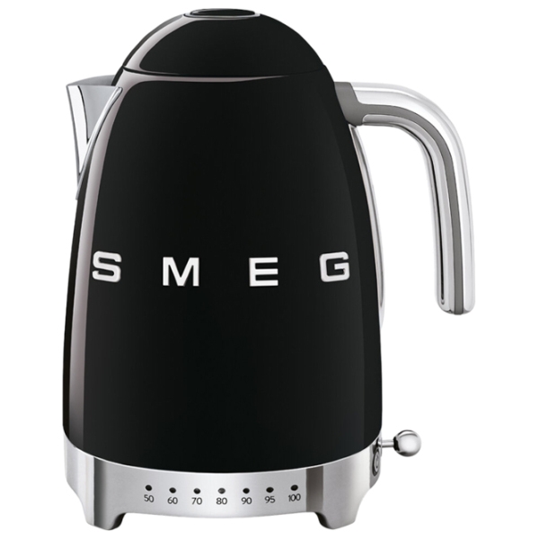 Электрочайник Smeg KLF04BLEU Черный 2400 Вт, 1.7 л, Внутреннее покрытие: Нержавеющая сталь photo 2