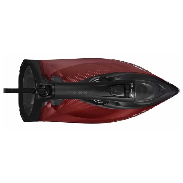 Fier de călcat Philips DST7022/40 Red 2800 W, 50 g/min, 0.3 l, Metal photo 2