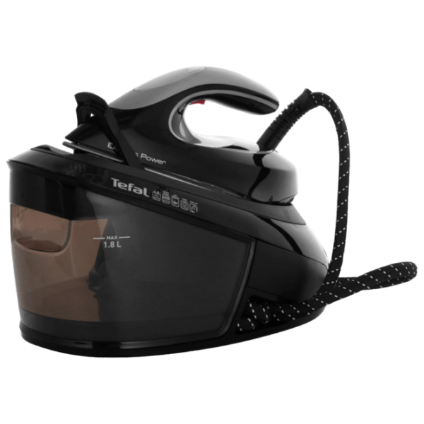 Fier de călcat Tefal SV8062 Black 2800 W, 130 g/min, 1.8 l, Metal photo 1