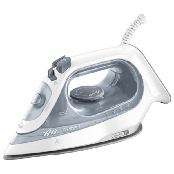 Fier de călcat Braun SI3054GY White 2400 W, 45 g/ min, 0.27 l, Ceramică photo 1