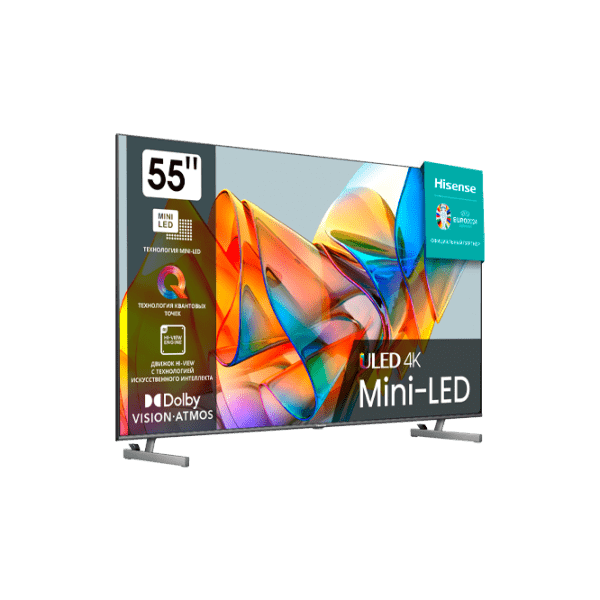 Телевизор Hisense 55U6KQ Smart TV 4K Черный 55" | QLED | 4K photo 2