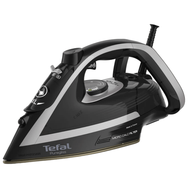 Fier de călcat Tefal FV8062 Black 3000 W, 50 g/min, 0.27 l, Metal photo 1