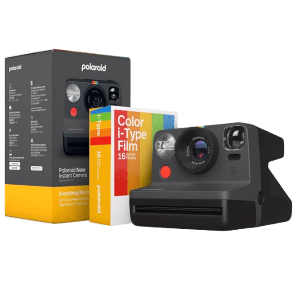 Cameră Foto Instant Polaroid Now + Gen 2 E-Box + Black , , photo 1