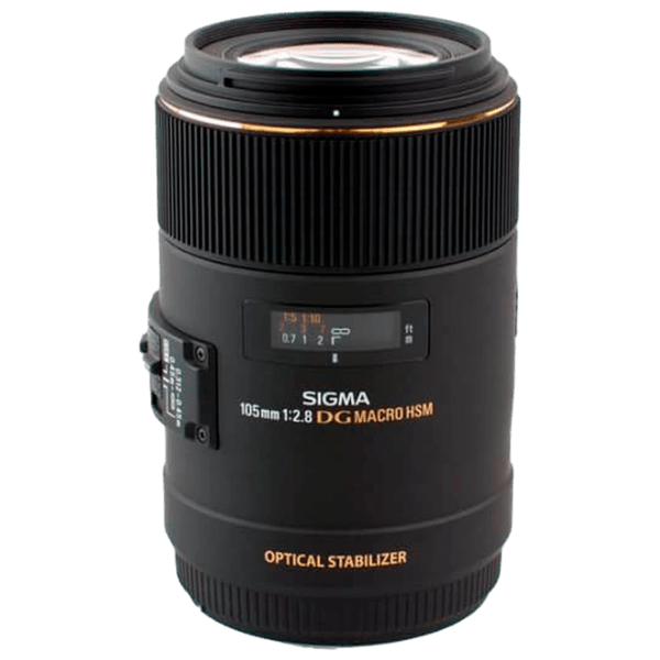 Объектив Sigma AF 105mm f/ 2.8 MACRO EX DG OS HSM F/ Can, Черный  photo 1