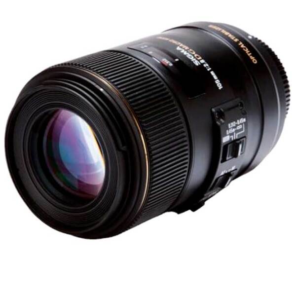 Объектив Sigma AF 105mm f/ 2.8 MACRO EX DG OS HSM F/ Can, Черный  photo 2
