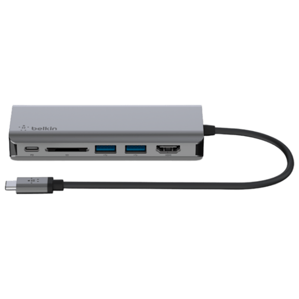 Адаптер Hub Belkin AVC008BTSGY Серебристый USB Type-C photo 2
