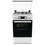Aragaz Gorenje GK5C41WF-B White Tipul plitei: Pe gaz, 70 l, Tipul cuptorului: Electric