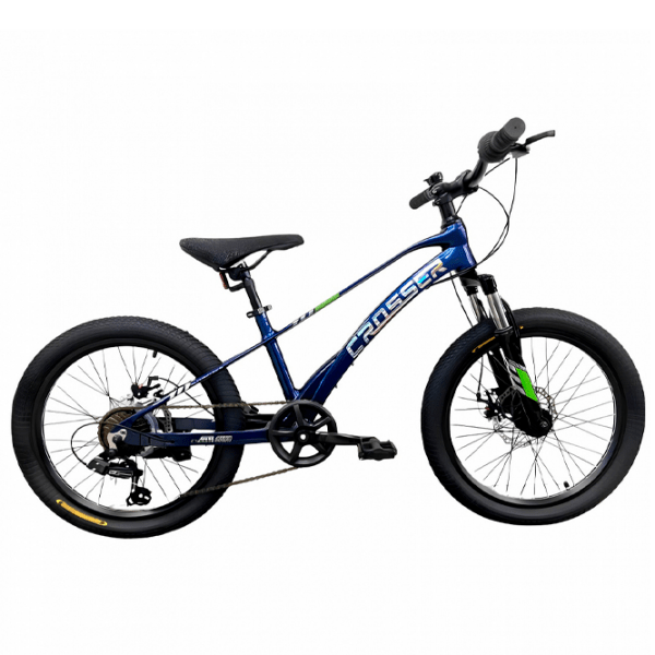 Bicicletă Crosser M-3 20" Blue Dark Aluminiu / Pentru copii photo 1