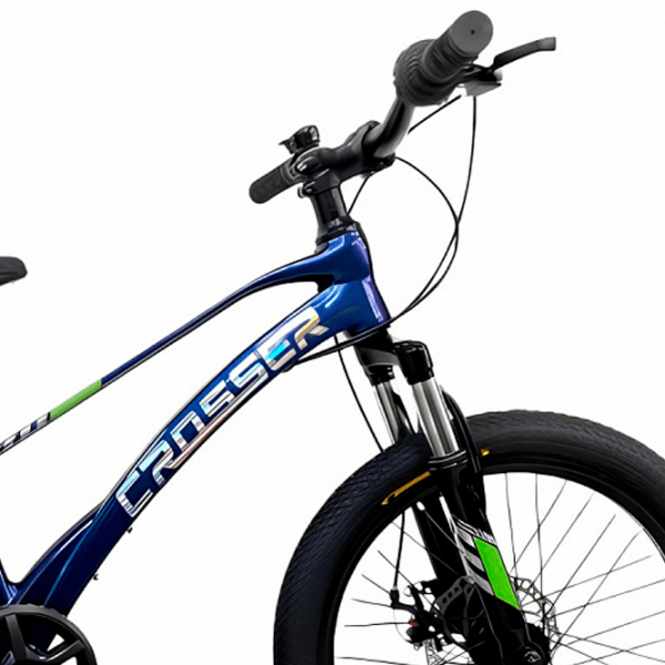 Bicicletă Crosser M-3 20" Blue Dark Aluminiu / Pentru copii photo 3