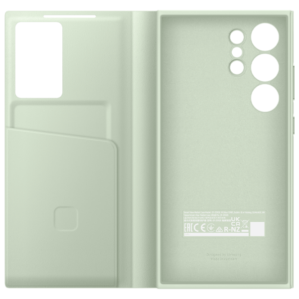 Чехол для смартфона Samsung Galaxy S24 Ultra (EF-ZS928) Светлый Green Samsung, PC, Smart View Wallet photo 5