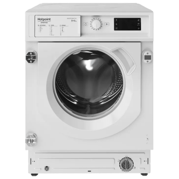 Mașină de spălat cu uscător Hotpoint-Ariston BI WDHG 861485 EU White 8 kg, 1400 rpm, C photo 1