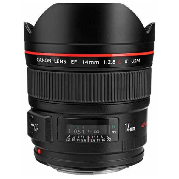 Объектив Canon EF 14mm f/ 2.8L II USM, Черный  photo 2