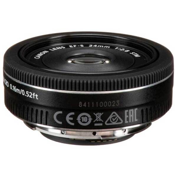 Объектив Canon EF 24 mm f/ 2.8 STM, Черный  photo 3