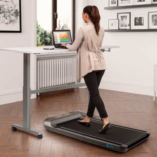 Bandă de alergat Capital Sports Compact Space Black 100 kg, 6 km/ h photo 4