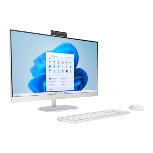 All-in-One PC HP 27-cr0003ci White 27" Full HD IPS AMD Ryzen 7 7730U 16 GB 512 GB photo 2