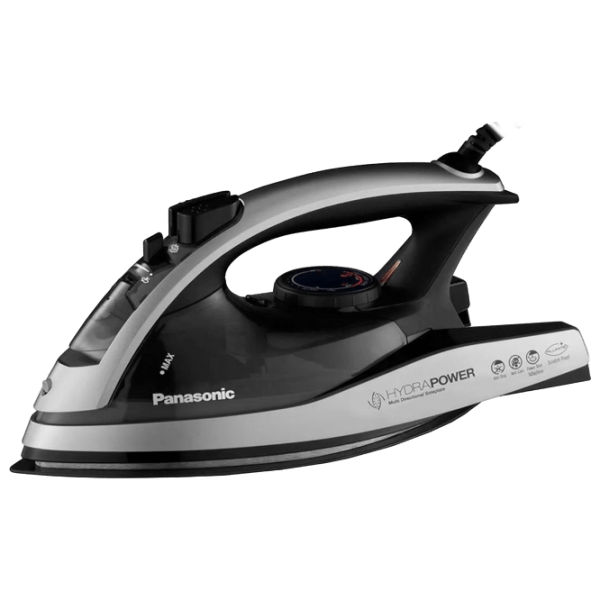 Fier de călcat Panasonic NI-W950ALTW Black 2400 W, 40 g/ min, 0.31 l, Aluminiu photo 1