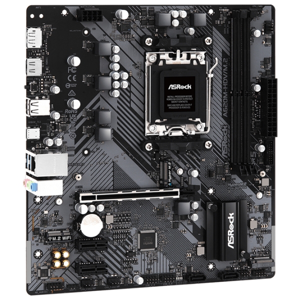 Placă de bază ASRock A620M-HDV/ M.2 micro ATX  photo 2